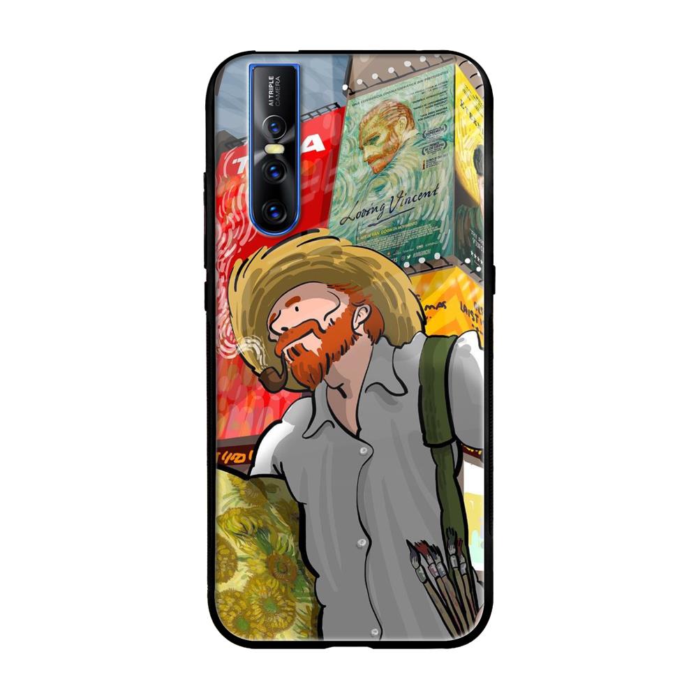 Loving Vincent Vivo V15 Pro Glass Back Cover Online
