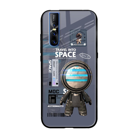 Space Travel Vivo V15 Pro Glass Back Cover Online