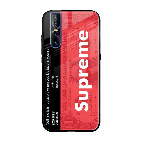 Supreme Ticket Vivo V15 Pro Glass Back Cover Online