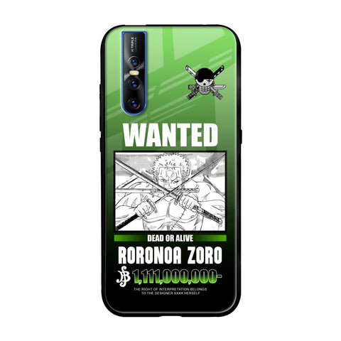 Zoro Wanted Vivo V15 Pro Glass Back Cover Online