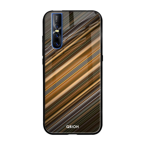 Diagonal Slash Pattern Vivo V15 Pro Glass Back Cover Online