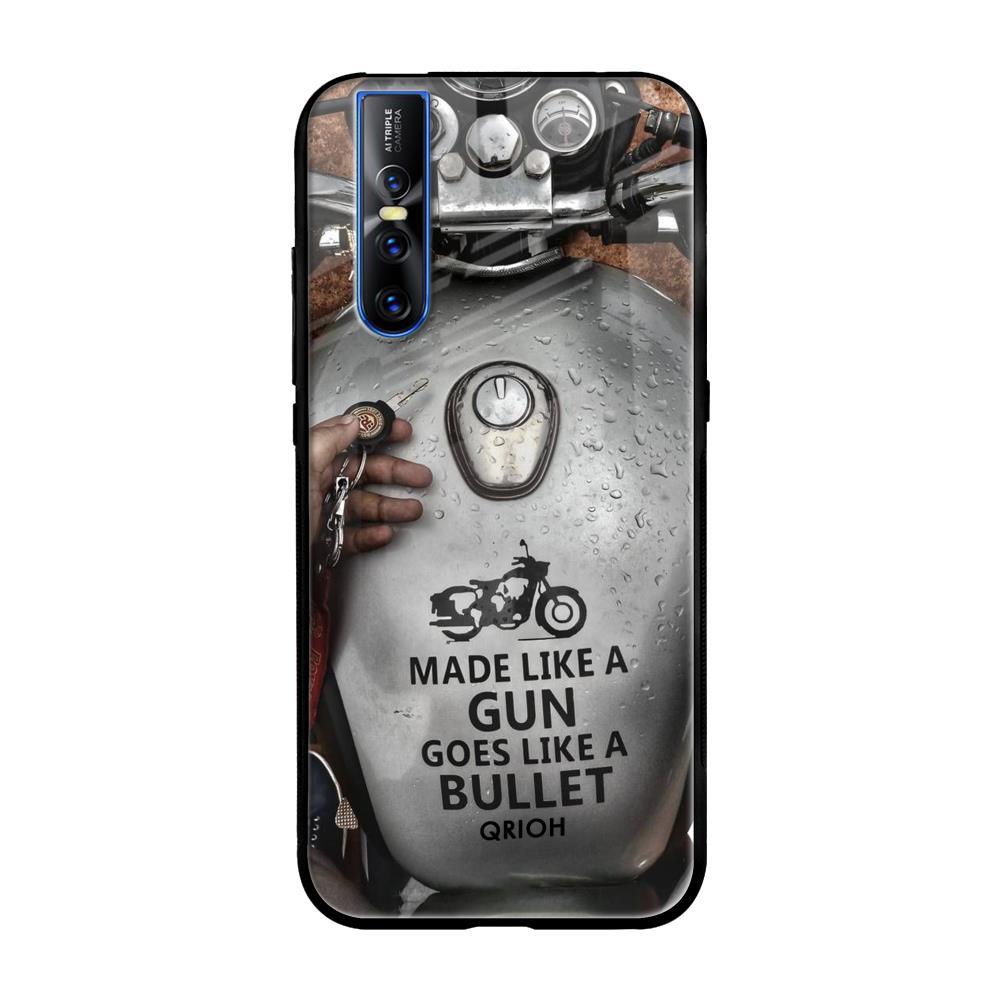 Royal Bike Vivo V15 Pro Glass Back Cover Online