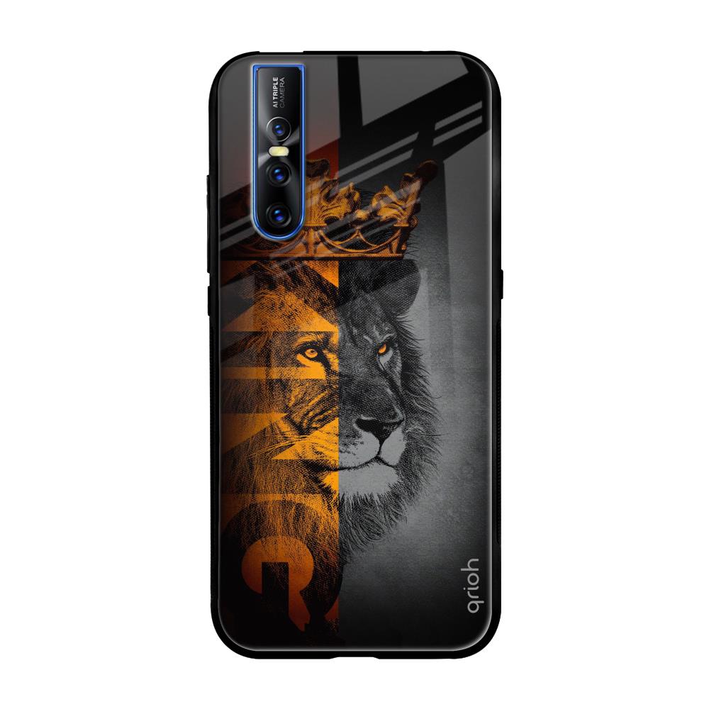 King Of Forest Vivo V15 Pro Glass Back Cover Online