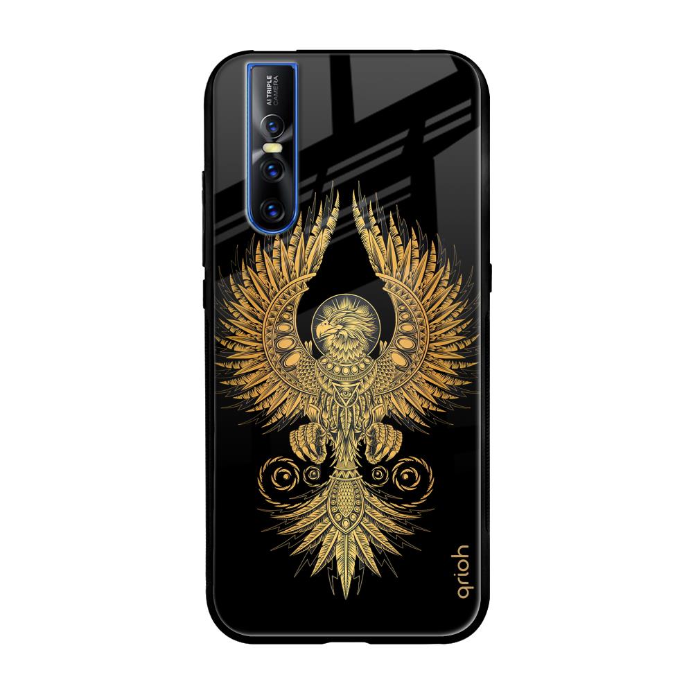 Mythical Phoenix Art Vivo V15 Pro Glass Back Cover Online