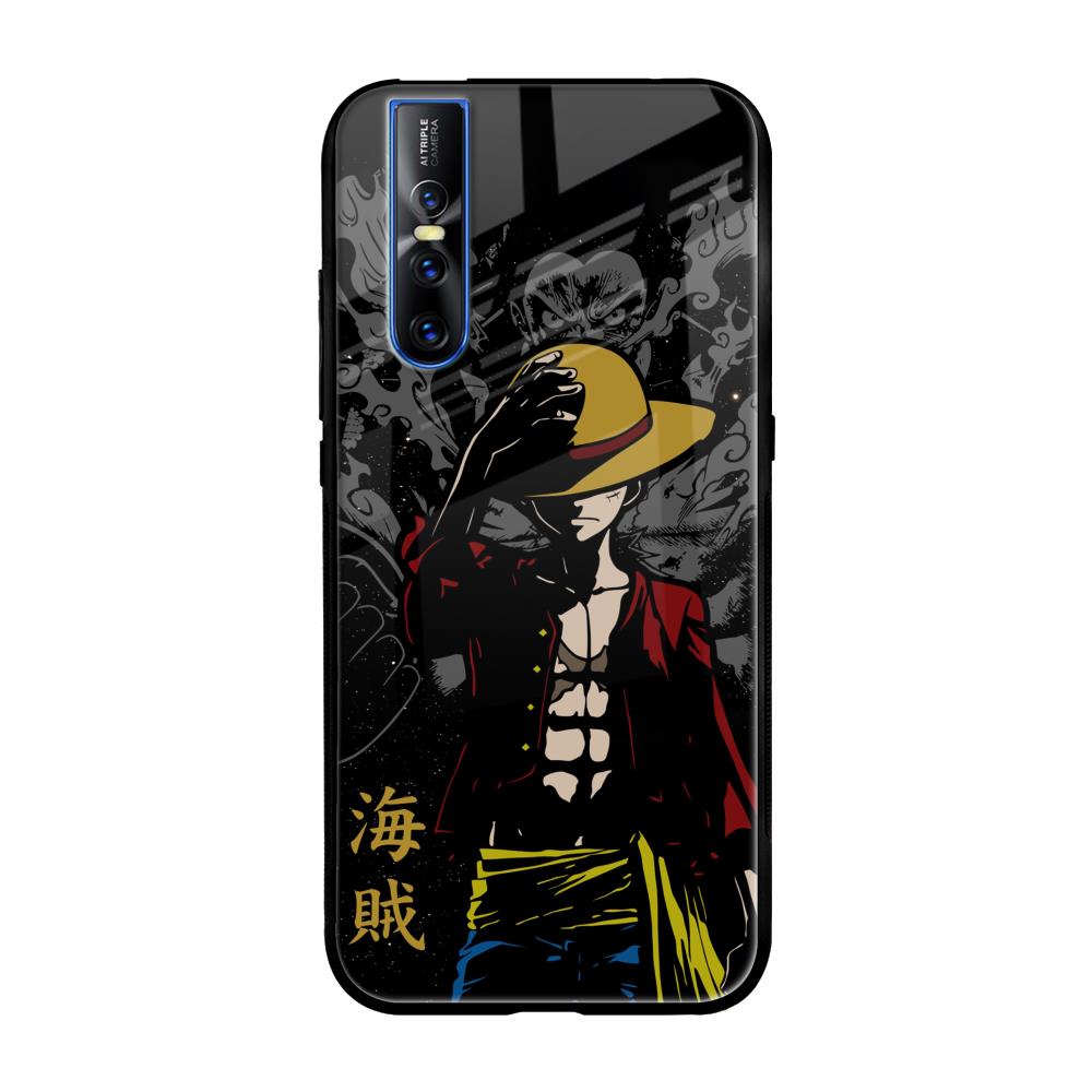 Dark Luffy Vivo V15 Pro Glass Back Cover Online