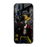 Dark Luffy Vivo V15 Pro Glass Back Cover Online