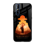 Luffy One Piece Vivo V15 Pro Glass Back Cover Online