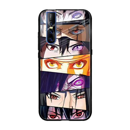 Anime Eyes Vivo V15 Pro Glass Back Cover Online