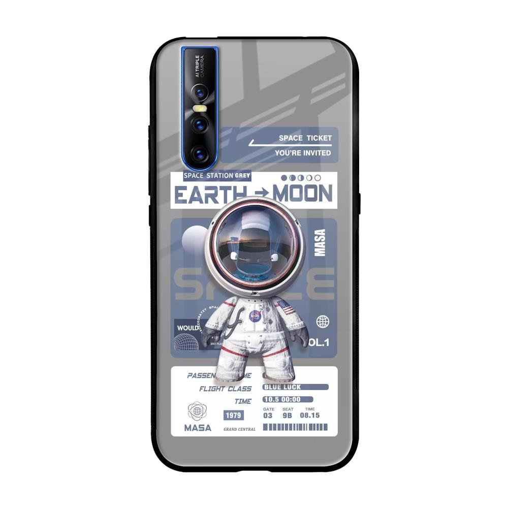 Space Flight Pass Vivo V15 Pro Glass Back Cover Online