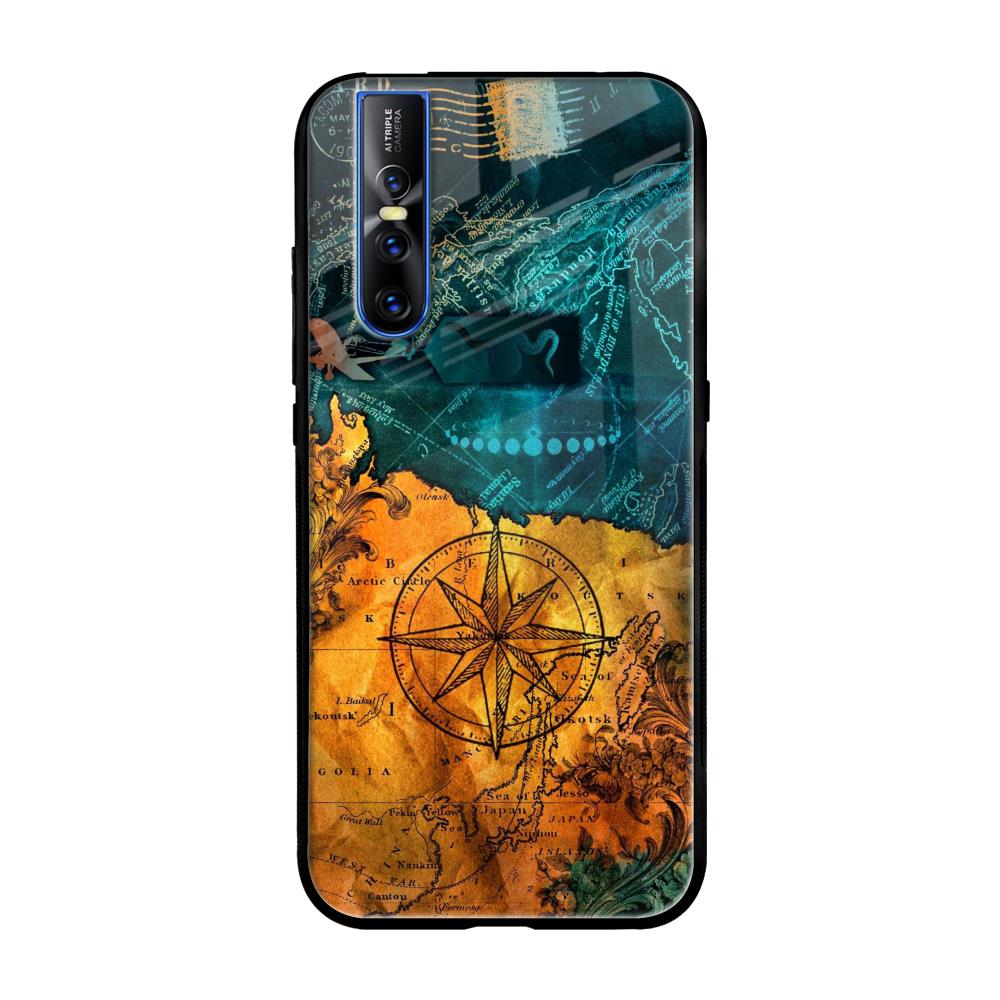 Architecture Map Vivo V15 Pro Glass Back Cover Online