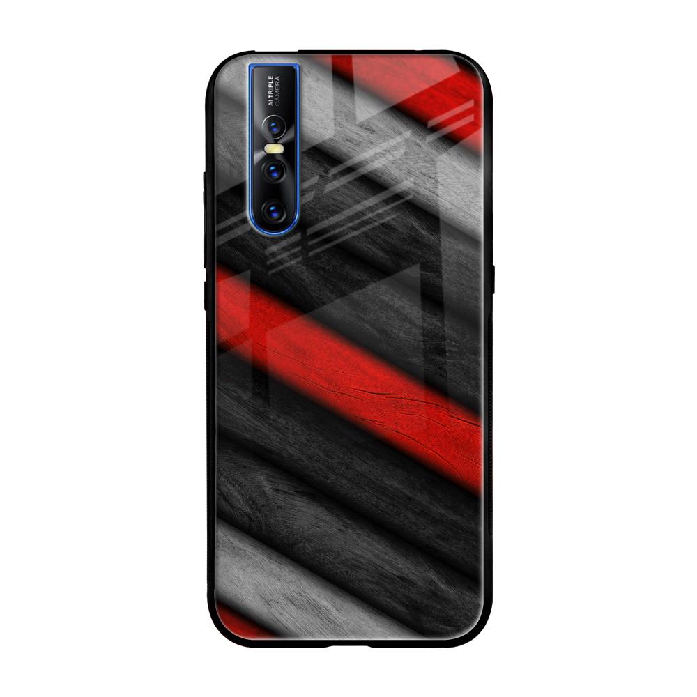 Soft Wooden Texture Vivo V15 Pro Glass Back Cover Online