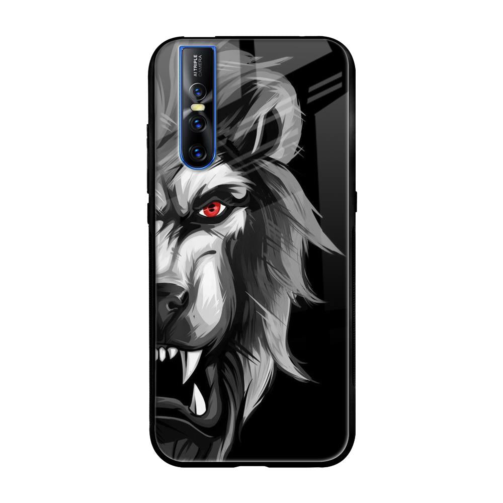 Wild Lion Vivo V15 Pro Glass Back Cover Online