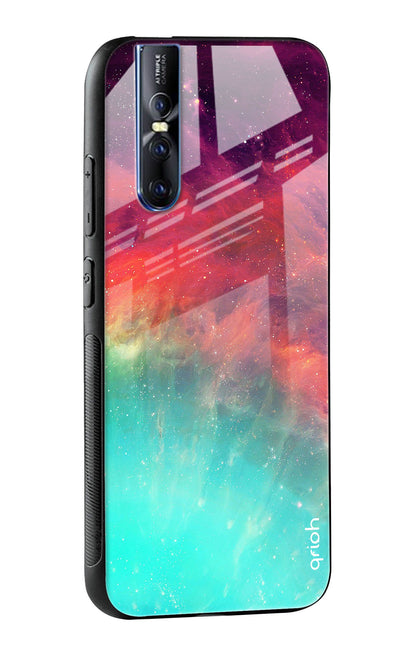 Colorful Aura Glass Case for Vivo V15 Pro