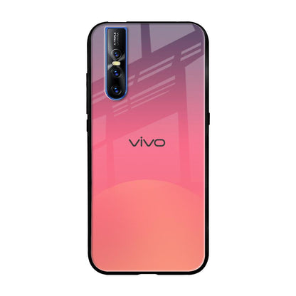 Sunset Orange Vivo V15 Pro Glass Cases & Covers Online