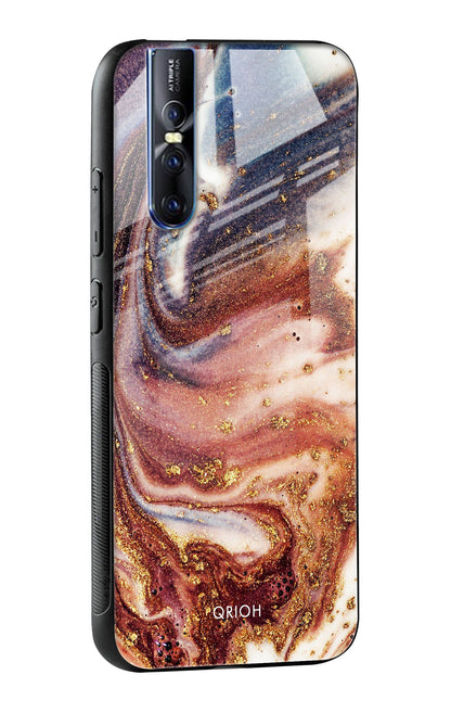 Exceptional Texture Glass Case for Vivo V15 Pro