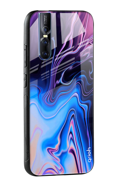 Psychic Texture Glass Case for Vivo V15 Pro