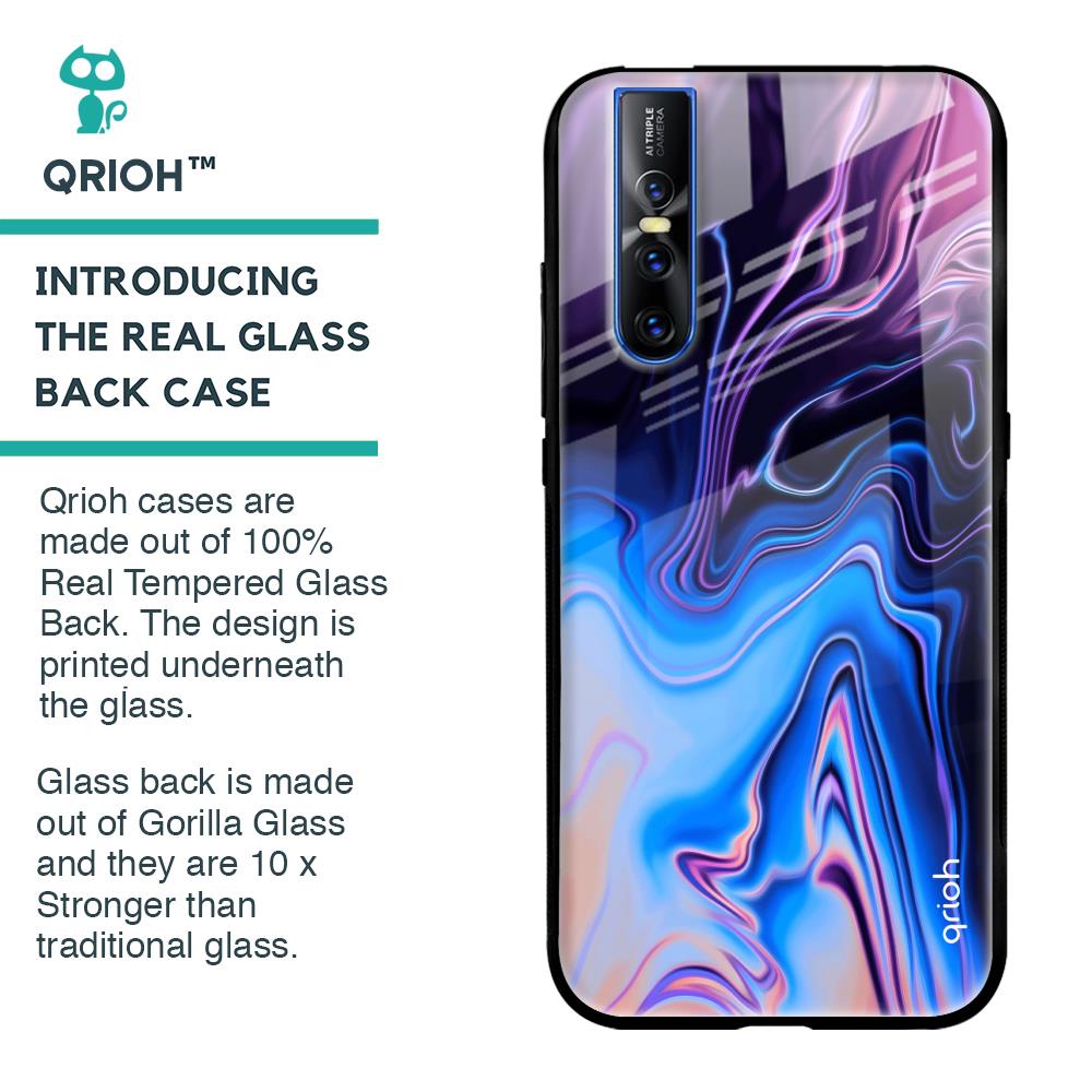 Psychic Texture Glass Case for Vivo V15 Pro