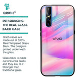 Colorful Waves Glass case for Vivo V15 Pro