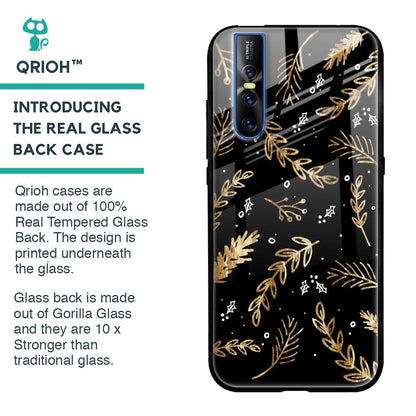 Autumn Leaves Glass case for Vivo V15 Pro