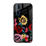 Floral Decorative Vivo V15 Pro Glass Cases & Covers Online