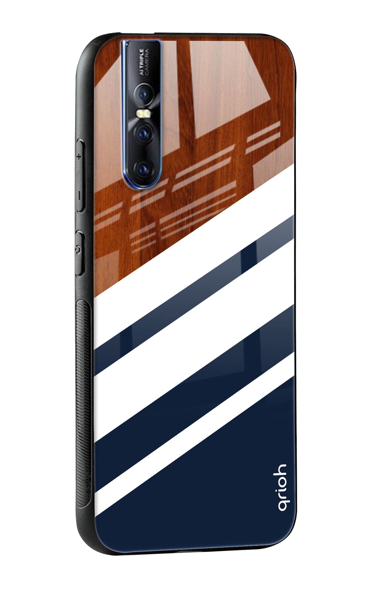 Bold Stripes Glass case for Vivo V15 Pro