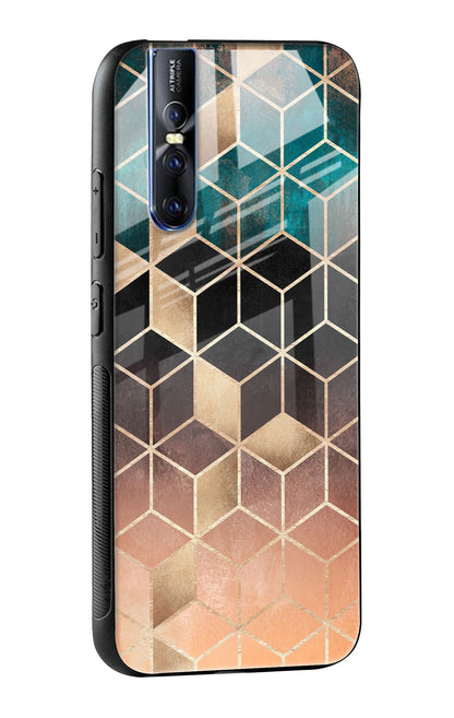 Bronze Texture Glass Case for Vivo V15 Pro