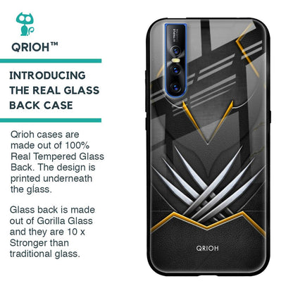Black Warrior Glass Case for Vivo V15 Pro