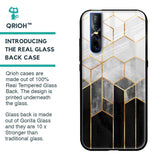 Tricolor Pattern Glass Case for Vivo V15 Pro