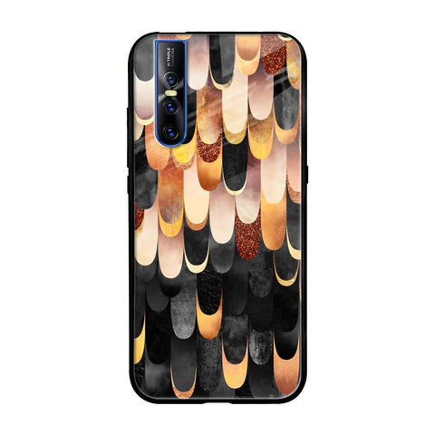 Bronze Abstract Vivo V15 Pro Glass Cases & Covers Online