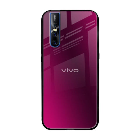 Pink Burst Vivo V15 Pro Glass Back Cover Online