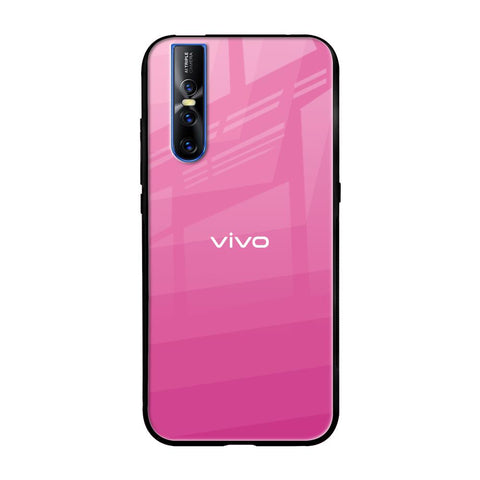 Pink Ribbon Caddy Vivo V15 Pro Glass Back Cover Online