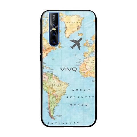 Fly Around The World Vivo V15 Pro Glass Back Cover Online