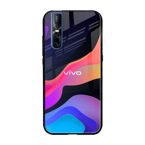Colorful Fluid Vivo V15 Pro Glass Back Cover Online