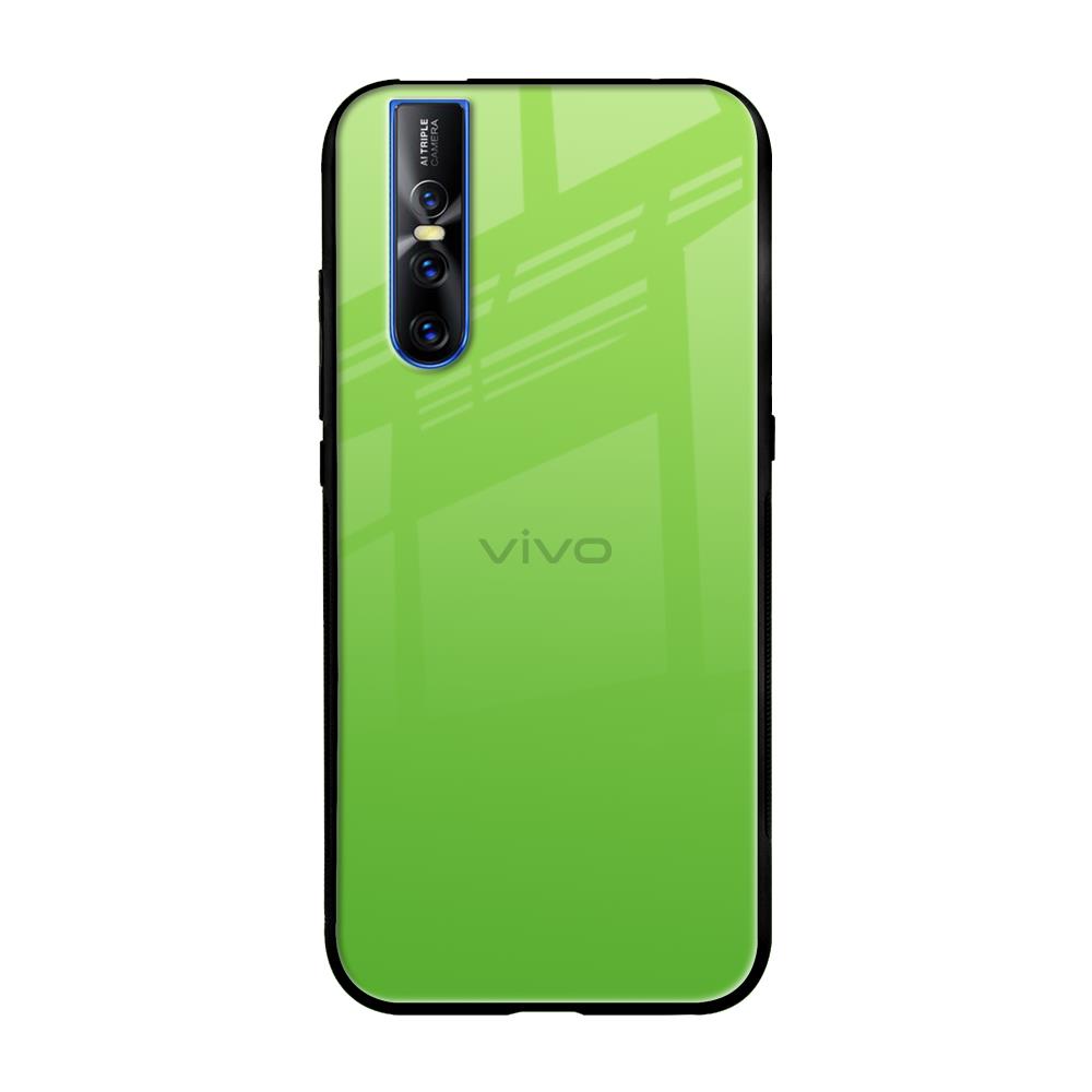 Paradise Green Vivo V15 Pro Glass Back Cover Online
