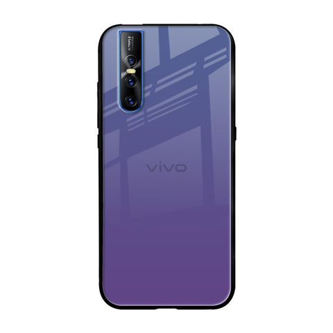 Indigo Pastel Vivo V15 Pro Glass Back Cover Online