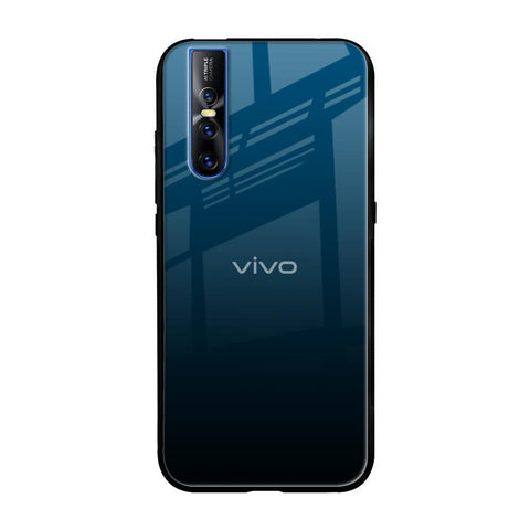 Sailor Blue Vivo V15 Pro Glass Back Cover Online