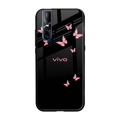 Fly Butterfly Vivo V15 Pro Glass Back Cover Online