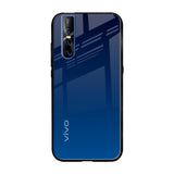 Very Blue Vivo V15 Pro Glass Back Cover Online