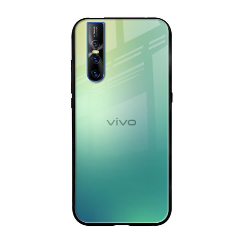 Dusty Green Vivo V15 Pro Glass Back Cover Online