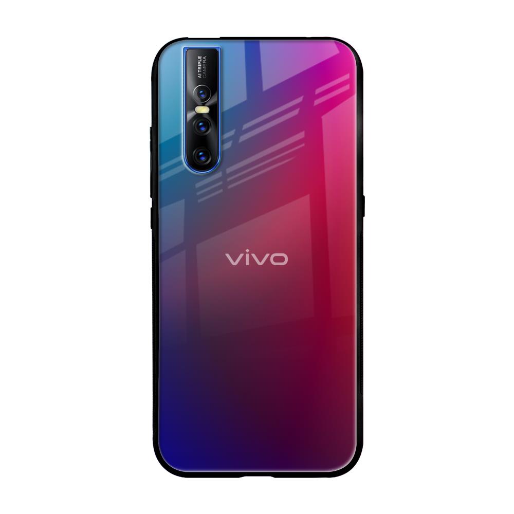 Magical Color Shade Vivo V15 Pro Glass Back Cover Online