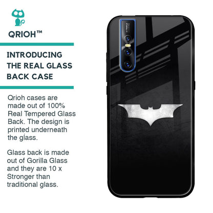 Super Hero Logo Glass Case for Vivo V15 Pro
