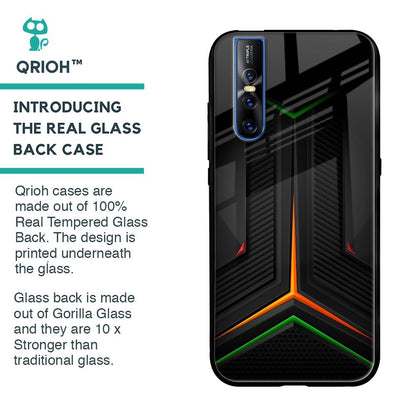 Modern Ultra Chevron Glass Case for Vivo V15 Pro
