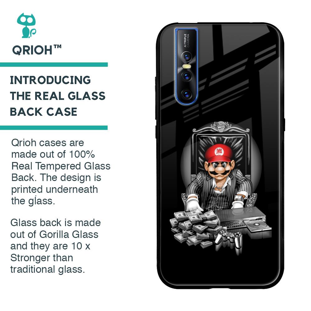 Dark Secret Glass Case for Vivo V15 Pro