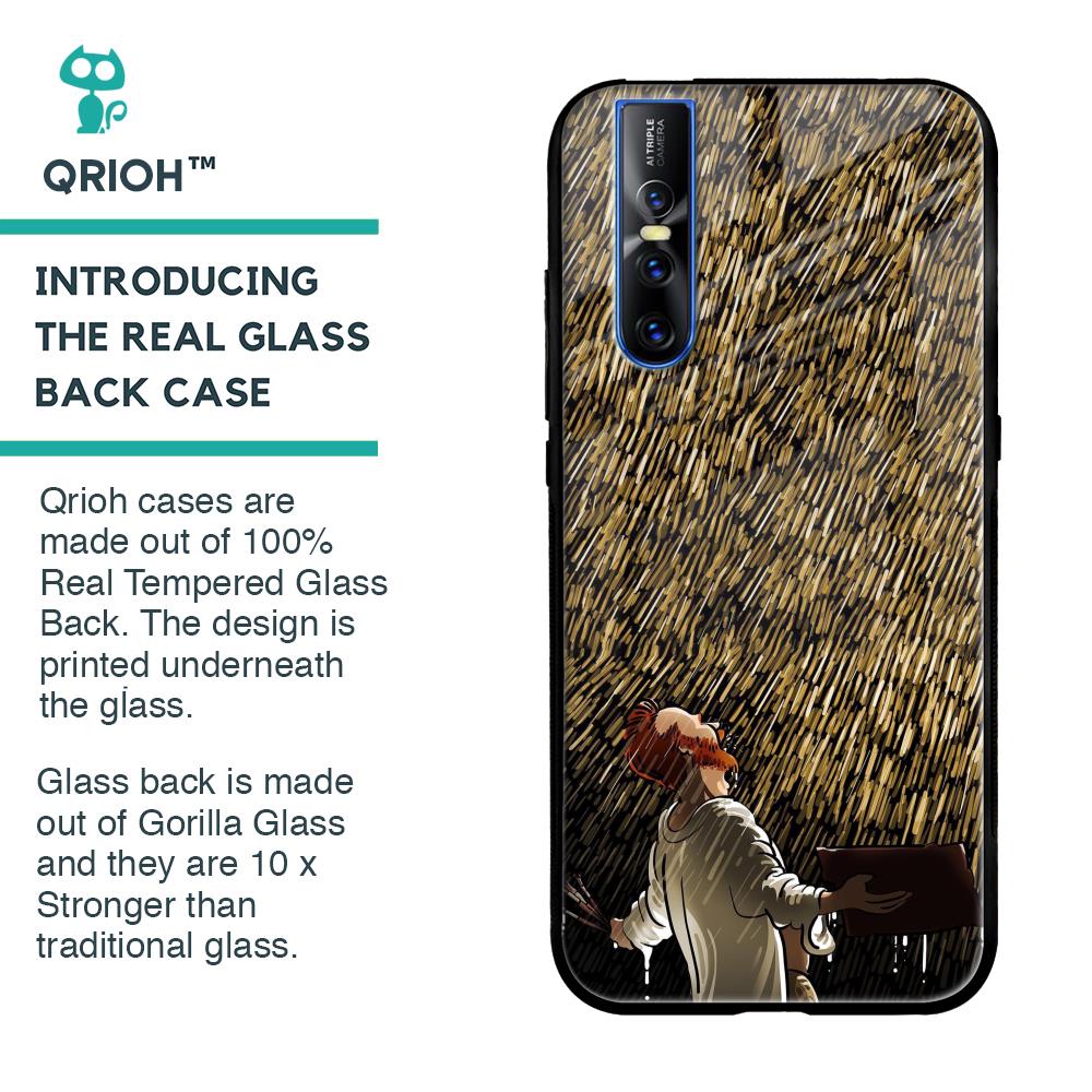 Rain Festival Glass Case for Vivo V15 Pro