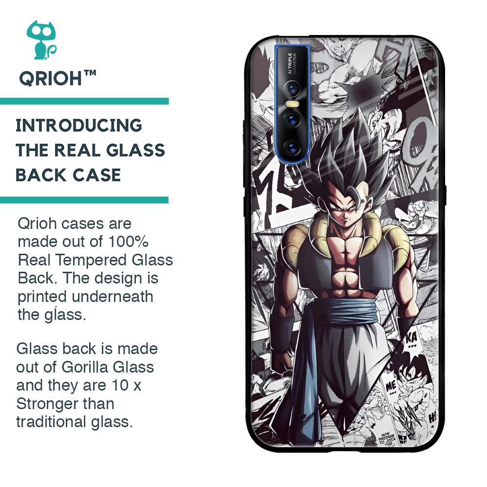 Dragon Anime Art Glass Case for Vivo V15 Pro