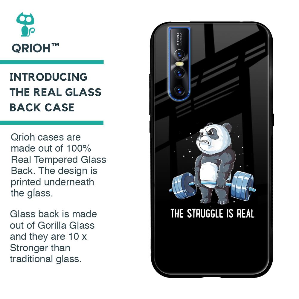 Real Struggle Glass Case for Vivo V15 Pro