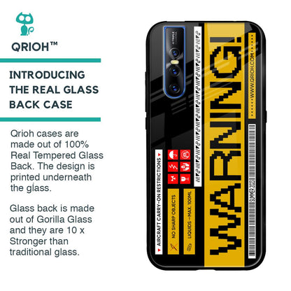 Aircraft Warning Glass Case for Vivo V15 Pro