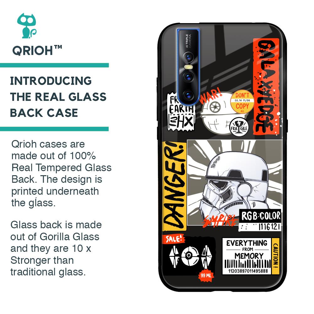 Galaxy Edge Glass Case for Vivo V15 Pro