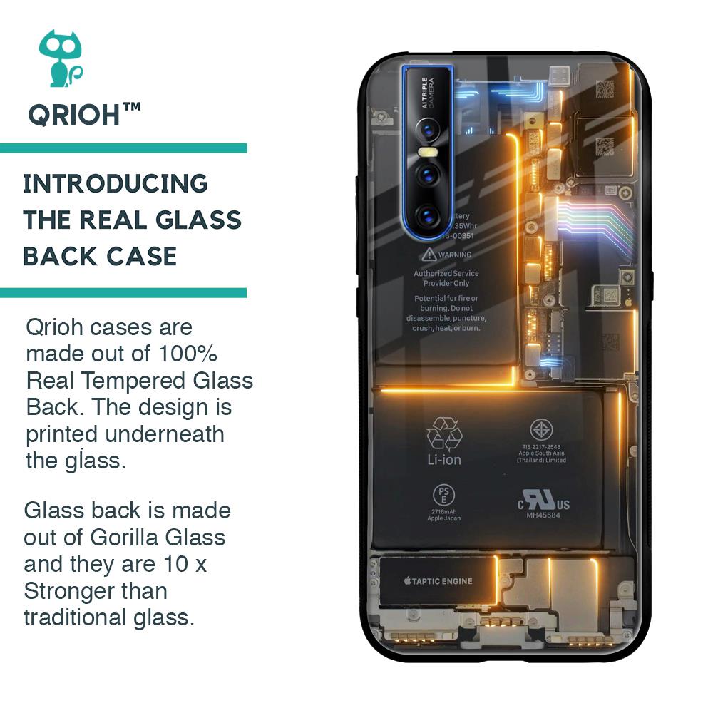 Glow Up Skeleton Glass Case for Vivo V15 Pro