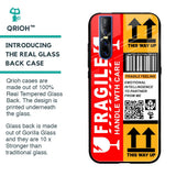 Handle With Care Glass Case for Vivo V15 Pro